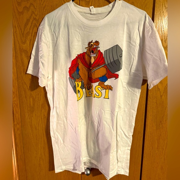 Flex comics gym t shirt beauty and the beast Disney - Picture 1 of 3